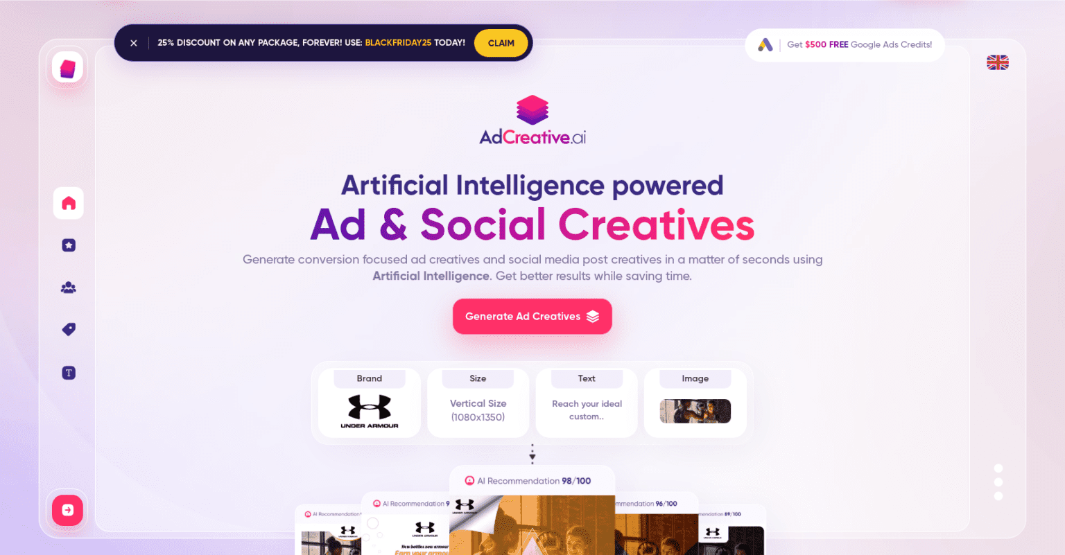 AdCreative.ai - AI Tools All You Need Is Here! AI TOOLKITS