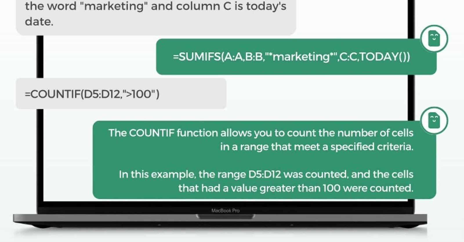 excel formula bot